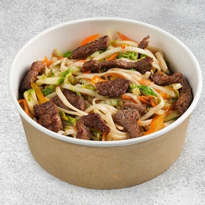 Лапша с говядиной