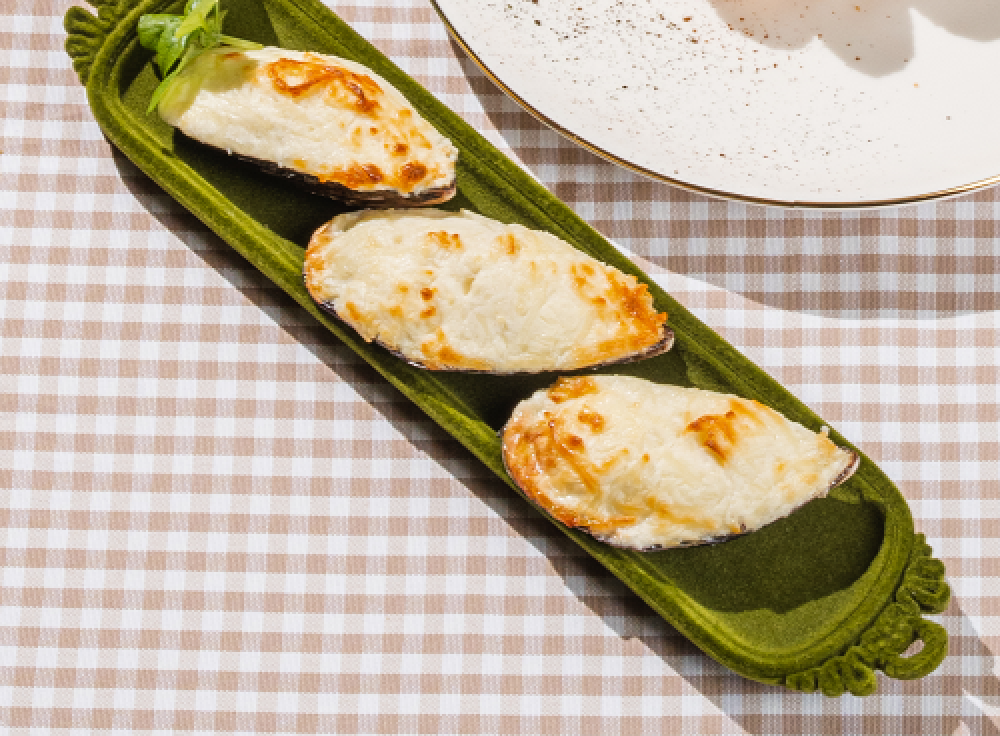 Запеченные мидии 5шт