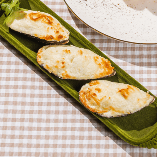 Запеченные мидии 5шт