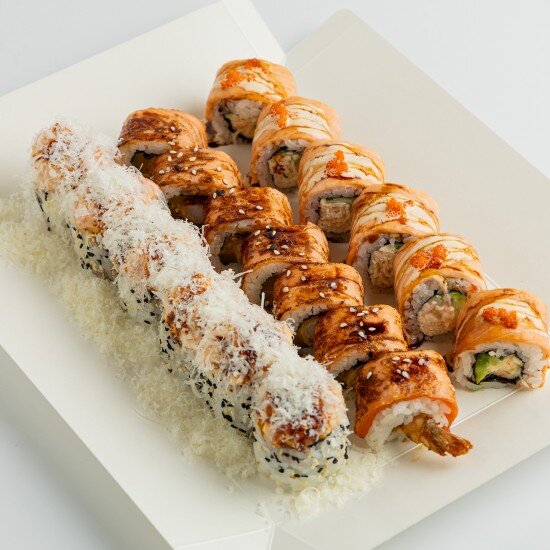 Горячий лосось