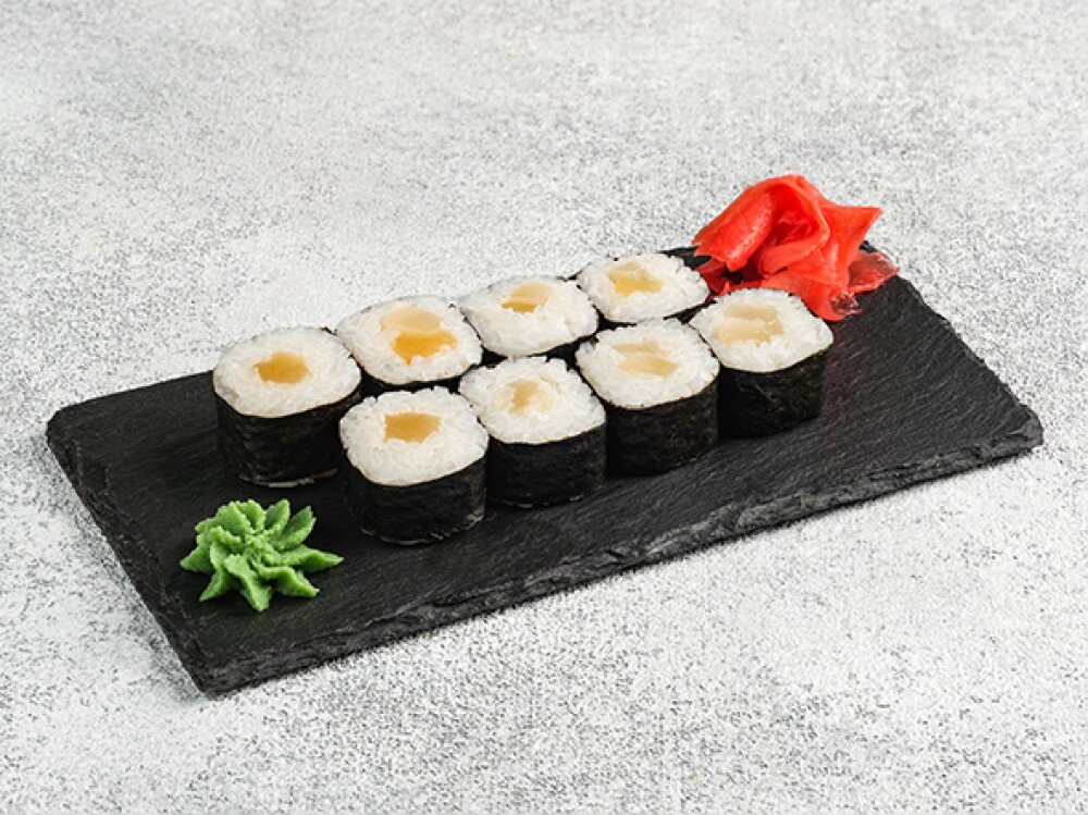 Ролл с гребешком