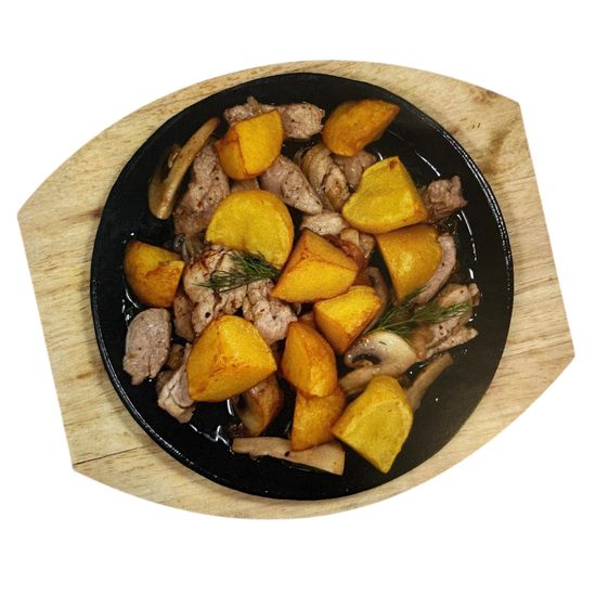 Жаровня с мясом и картофелем