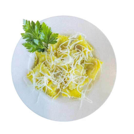 Равиоли с сыром и ветчиной