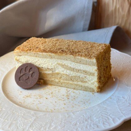 Медовик с карамельным кремом