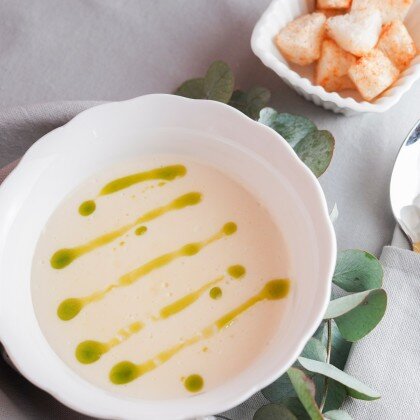 Сливочный крем / крутоны