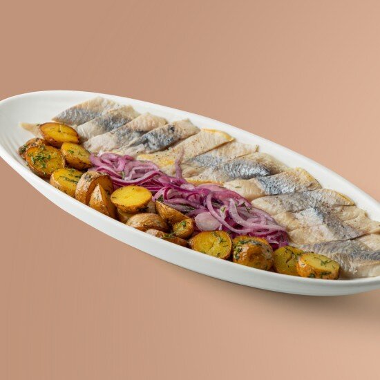 Сельдь с картофелем