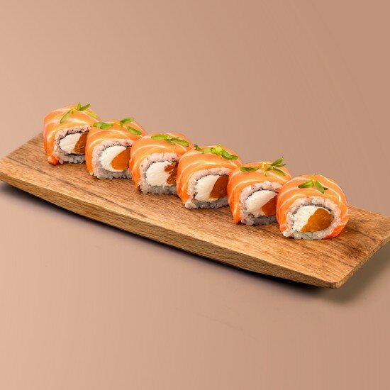 Ролл Филадельфия с мандарином