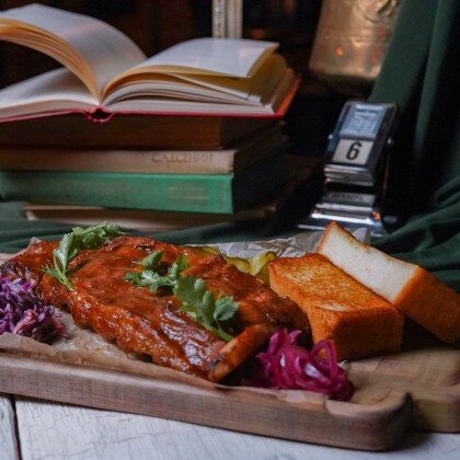 Свиные ребра в соус Релишь