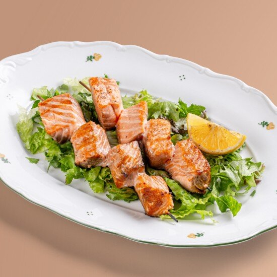 Шашлык из форели в хоспере (1 шпажка)