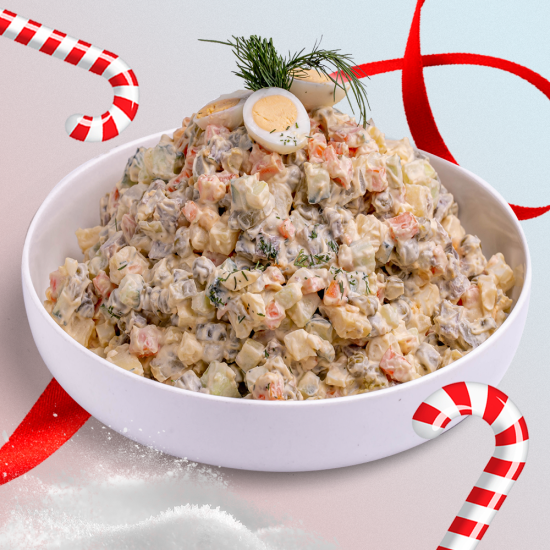 Оливье с говядиной 1 кг