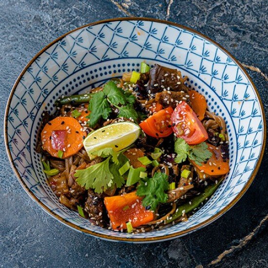 Яки Соба с говядиной