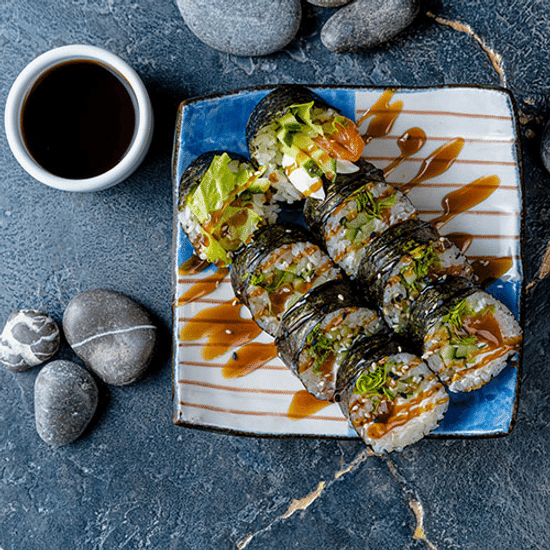 Ким паб с лососем