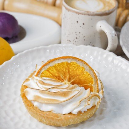 Лимонный тарт с меренгой