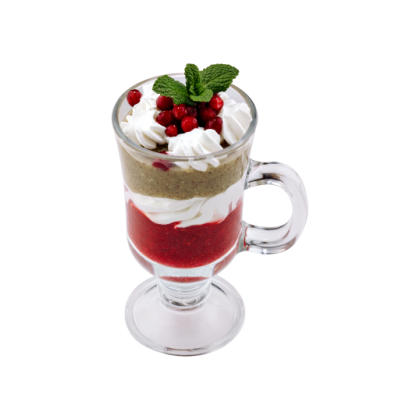 Десерт с ягодами и крем чиз П