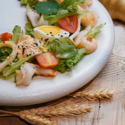 С-т Морепродукты с овощами и томатным айоли