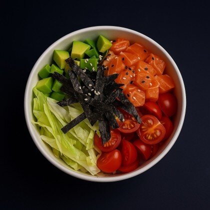 Поке с лососем