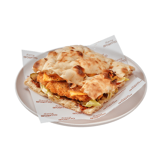 Сэндвич с цыпленком кацу