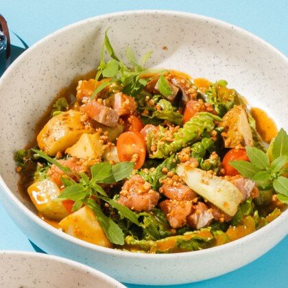 Салат с кетой