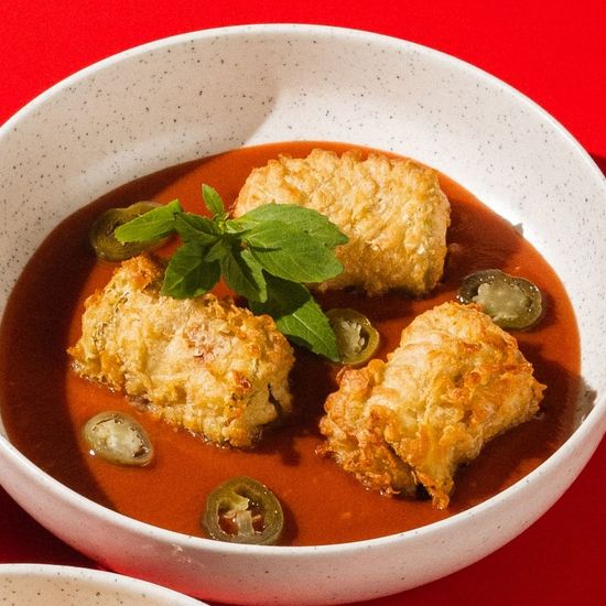 Фаршированные цукини темпура