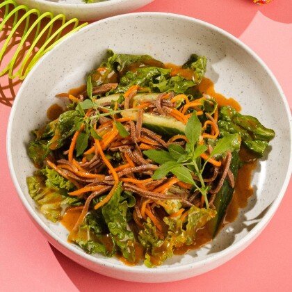 Салат с языком и корейской морковью