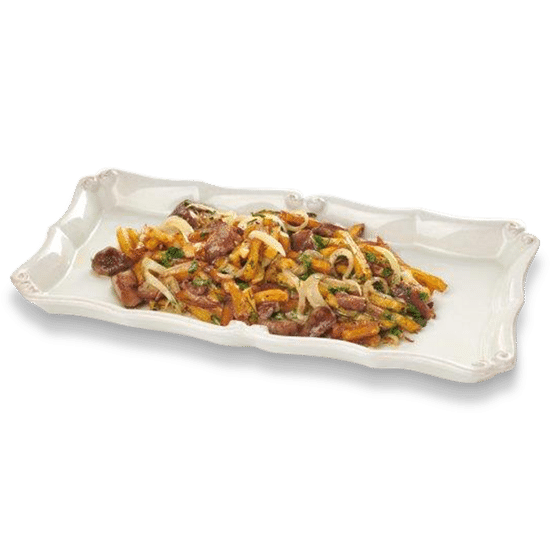 Картофель жареный с белыми грибами