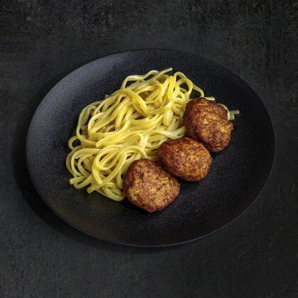 ЛАПША С КОТЛЕТАМИ