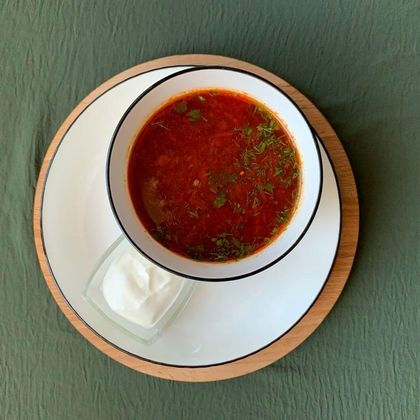 Борщ с мясом