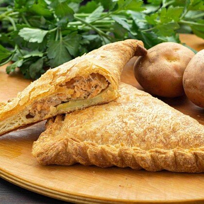 Норвежский пирог с сёмгой и картофелем