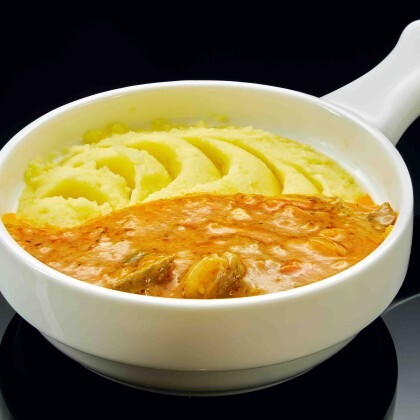 Гуляш с картофельным пюре