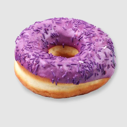 Донат черничный