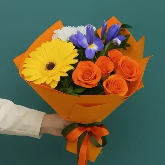 Букет цветов  S яркий