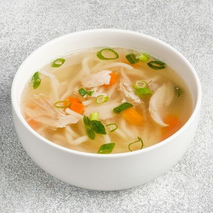 Лапша домашняя с курицей