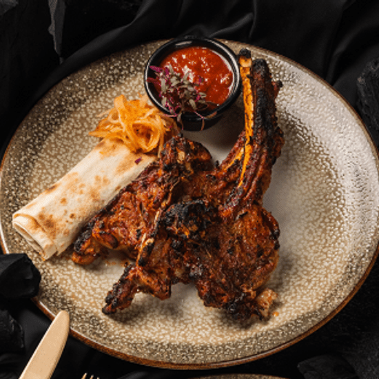 Шашлык из баранины на кости