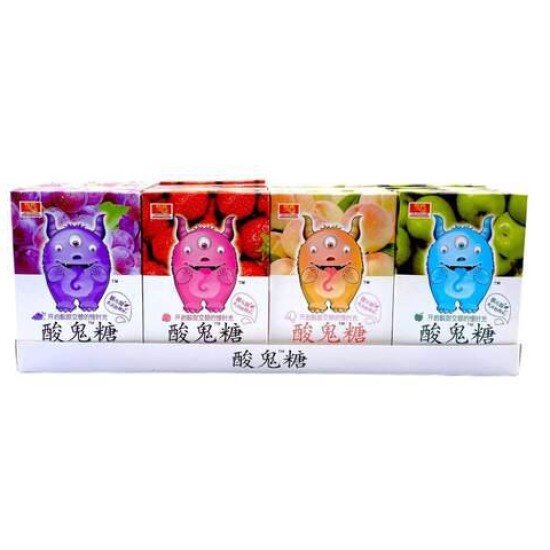 Конфеты мятные фруктового вкуса 21гр