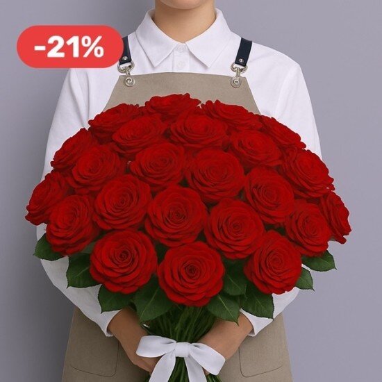 Букет из 35  роз