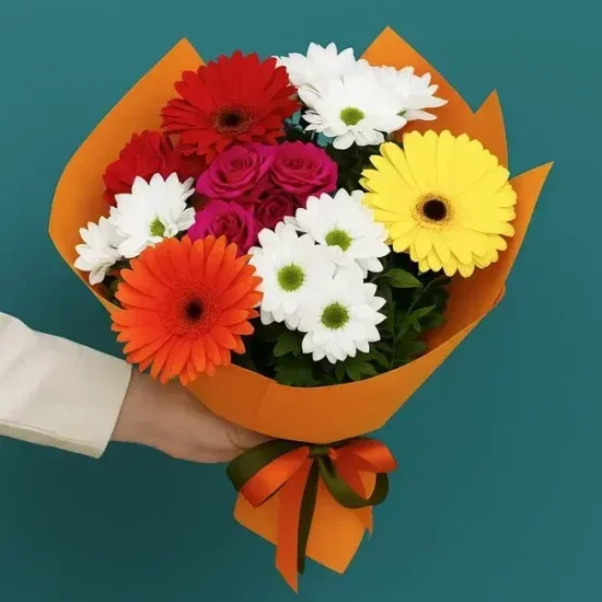 Букет М яркий