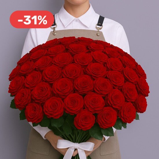Букет из 101 розы