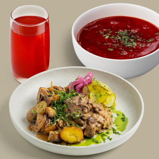 Мясной обед