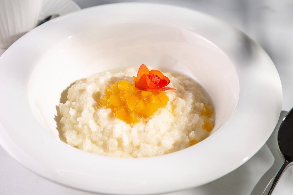 Рисовая каша с манго