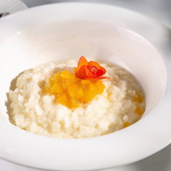 Рисовая каша с манго