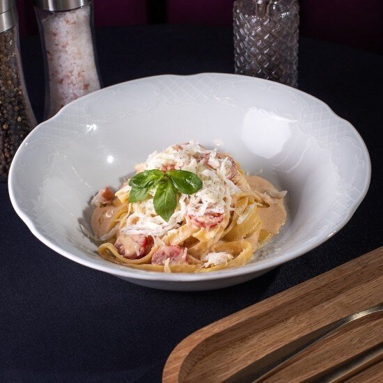 Паста с камчатским крабом