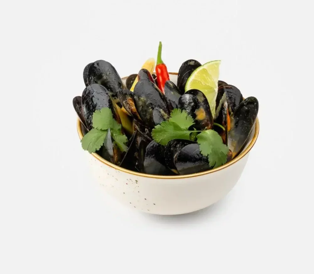 Мидии в соусе том ям