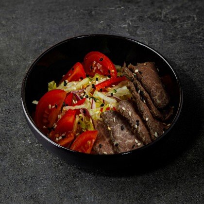 САЛАТ АЗИЯ С ГОВЯДИНОЙ