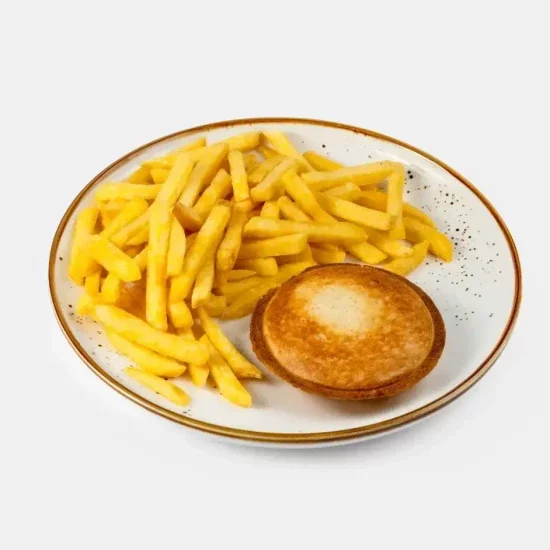 Закрытый сэндвич с ветчиной и сыром