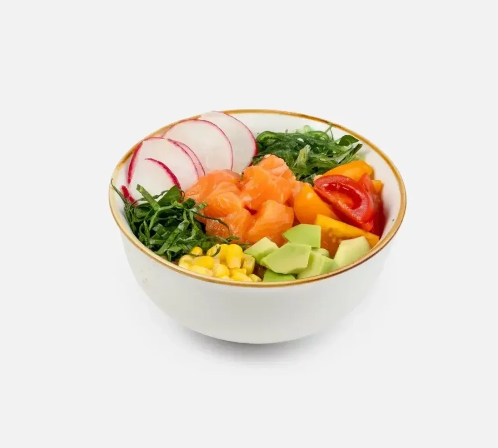 Поке с лососем