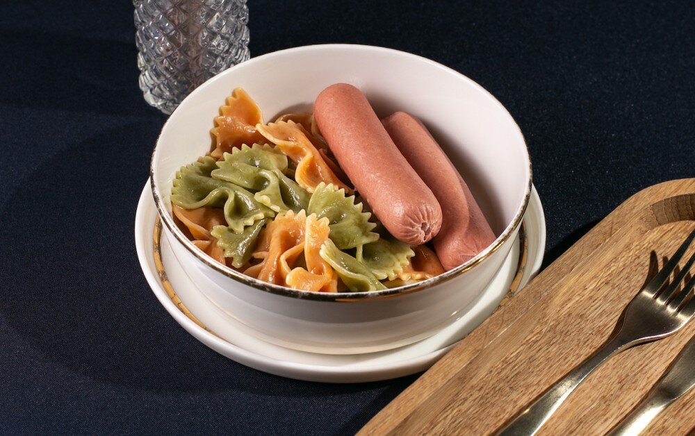 Макарошки с сосисками