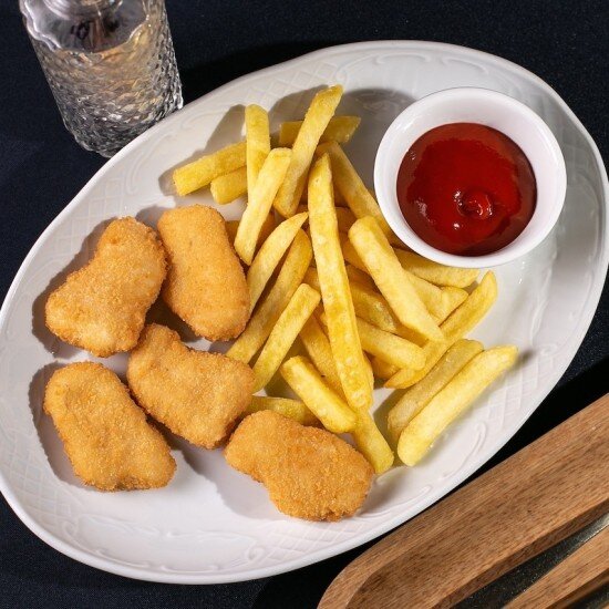 Наггетсы с картошкой фри