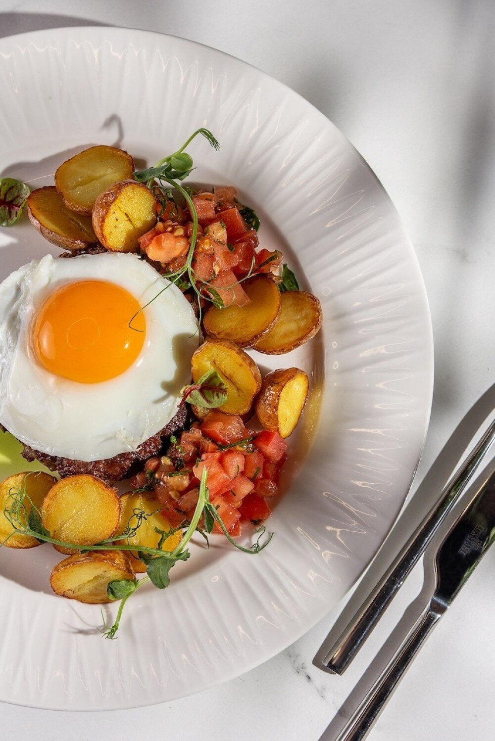 Бифштекс из мраморной говядины