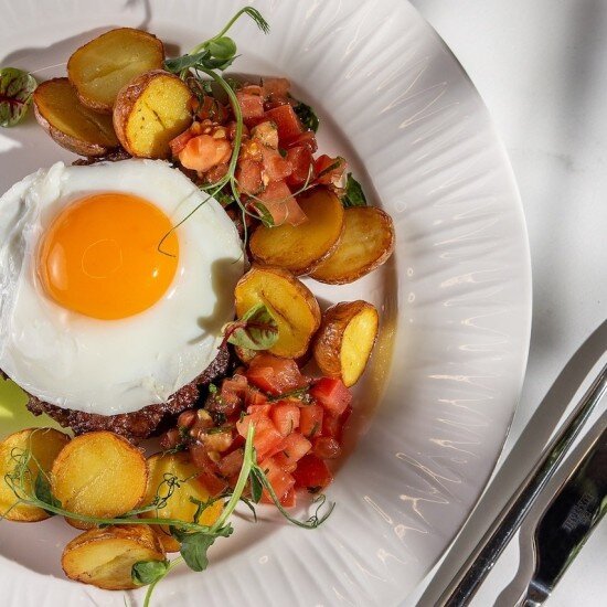 Бифштекс из мраморной говядины