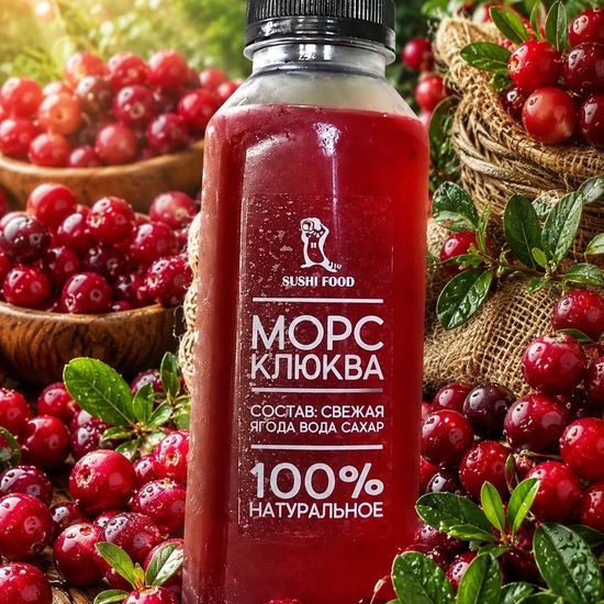 Морс из клюквы